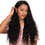 Black big wavy curly Heat-resistant wig