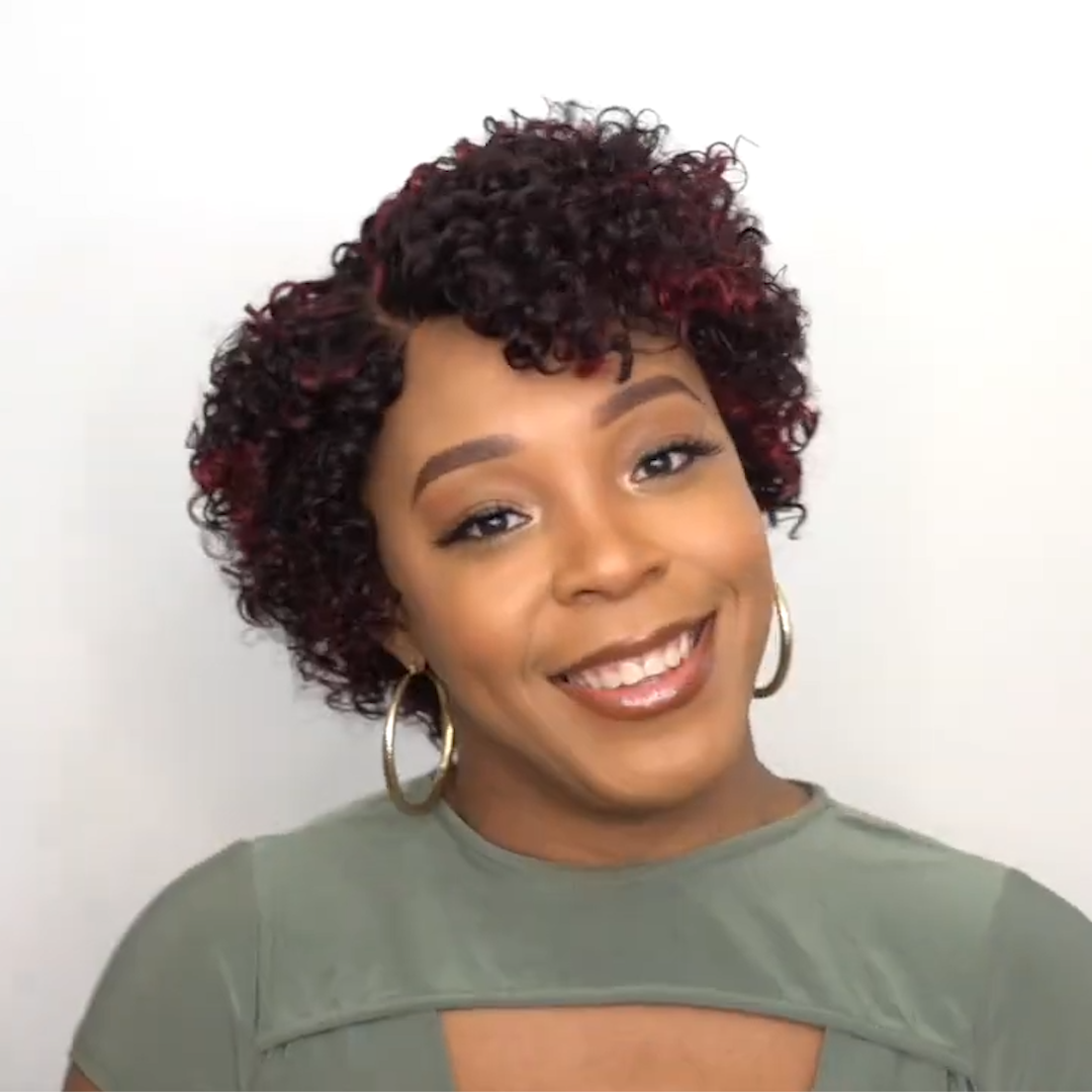 2021 New Fashion Natural Curly Pixie Cut Wig