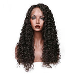 Black Curly Lace Front 100% Human Virgin hair