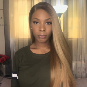 Straight hair styles naturally long wigs