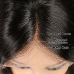 Lace Front Wavy Wig 100% Human Virgin Hair